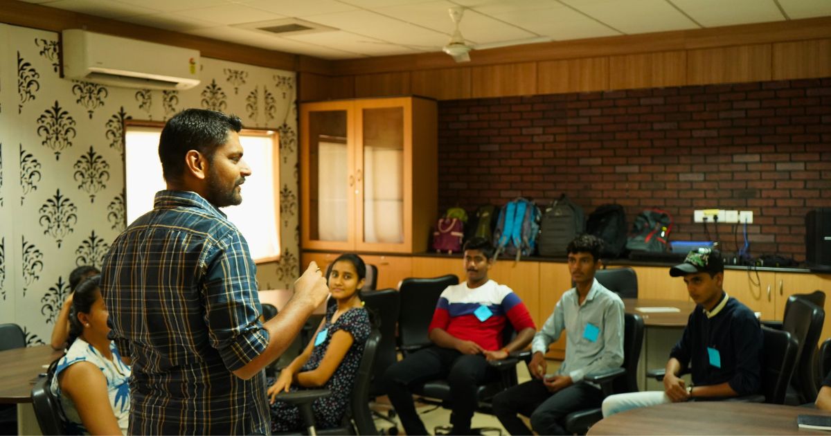 A Yopreneurs session inside a classroom